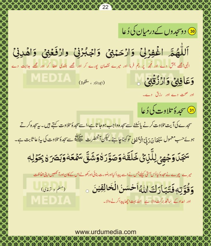 Online Pyare Rasool Nabi(peace be upon him) ki Pyari Masnoon Qurani Ayat Dua Azkar in Duian Islamic Book Urdu Media